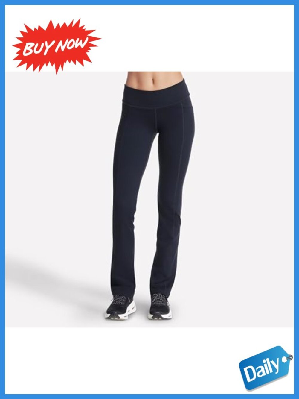 GO WALK OG Nylon Spandex Sweatpants Athletic Fit Pull On Womens Active - Picture 4 of 5